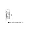 ADAPTATEUR RETROVISEUR EMBOUT GUIDON SUZUKI