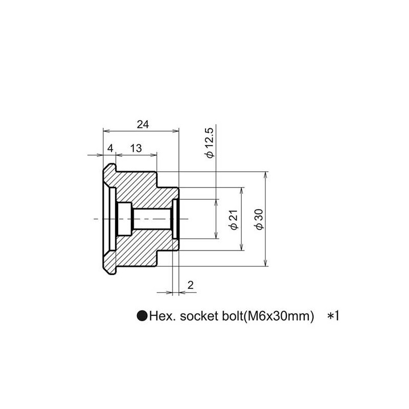 ADAPTATEUR RETROVISEUR EMBOUT GUIDON YAMAHA-2