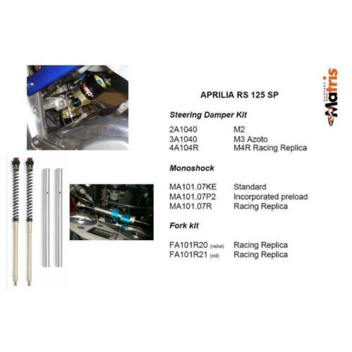 amortisseur AR Matris M46R APRILIA RS 125 SP 98-13