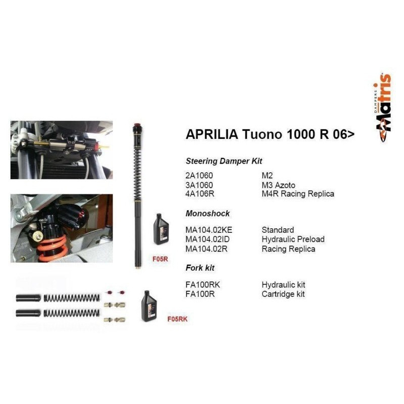 amortisseur AR Matris M46R APRILIA TUONO 1000R 06-10