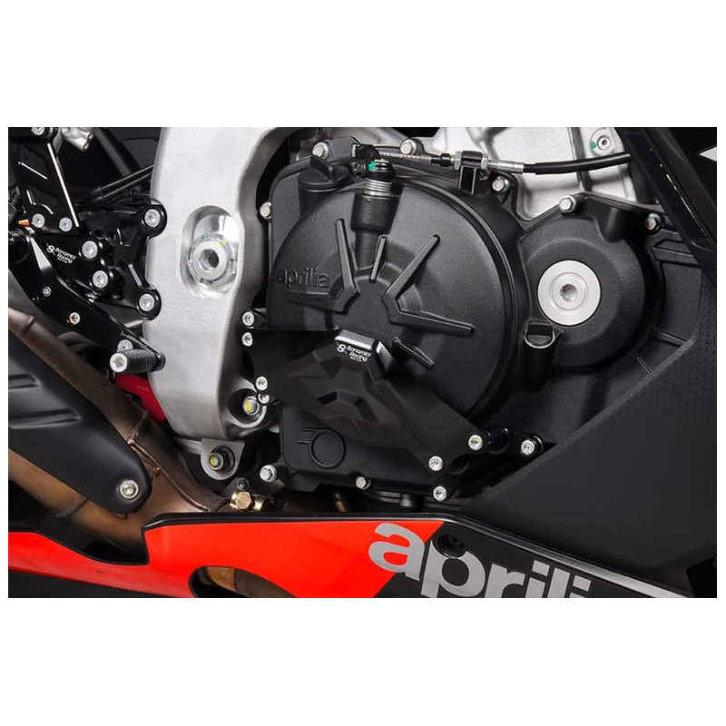 APRILIA PROTECTION CARTER COTE GAUCHE ET DROITE ALU TAILLE MASSE BONAMICI NOIR