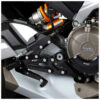 APRILIA RS 660 COMMANDES RECULEES FIXES NORMALES OU INVERSEES