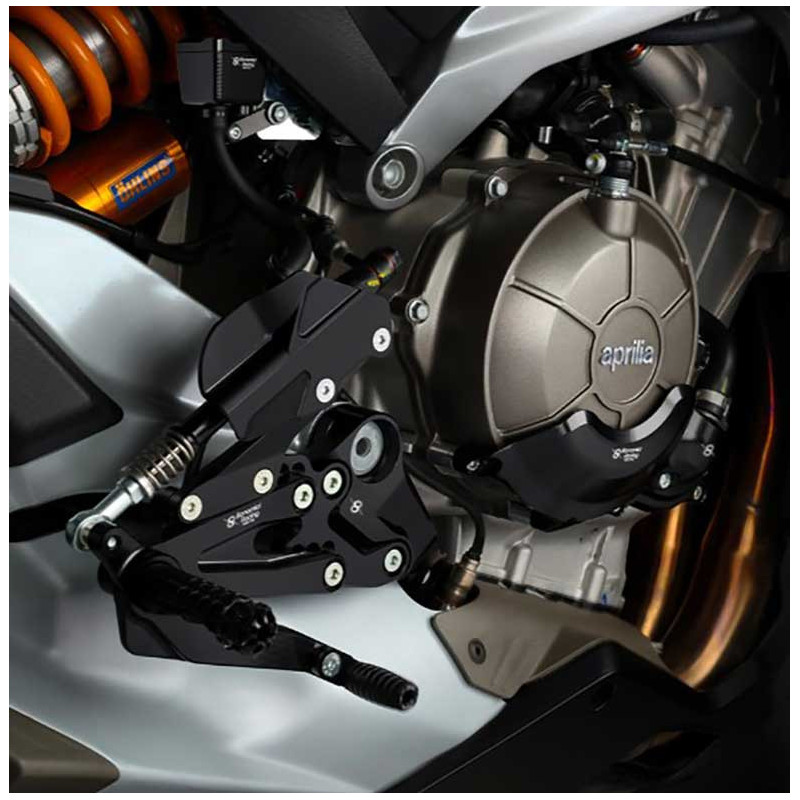 APRILIA RS 660 COMMANDES RECULEES FIXES NORMALES OU INVERSEES