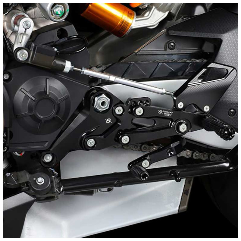 APRILIA RS 660 COMMANDES RECULEES FIXES NORMALES OU INVERSEES