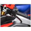 APRILIA RSV4 / TUONO V4 1000 KIT LEVIER FREIN ET EMBRAYAGE REPLIABLE ALU TAILLE