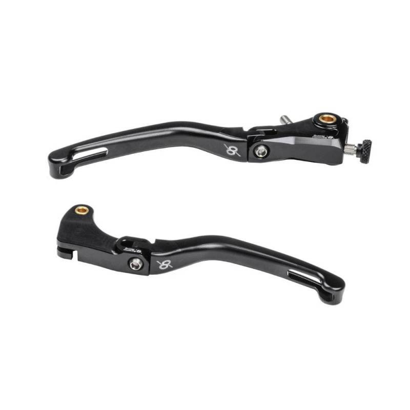 APRILIA RSV4 / TUONO V4 1000 KIT LEVIER FREIN ET EMBRAYAGE REPLIABLE ALU TAILLE