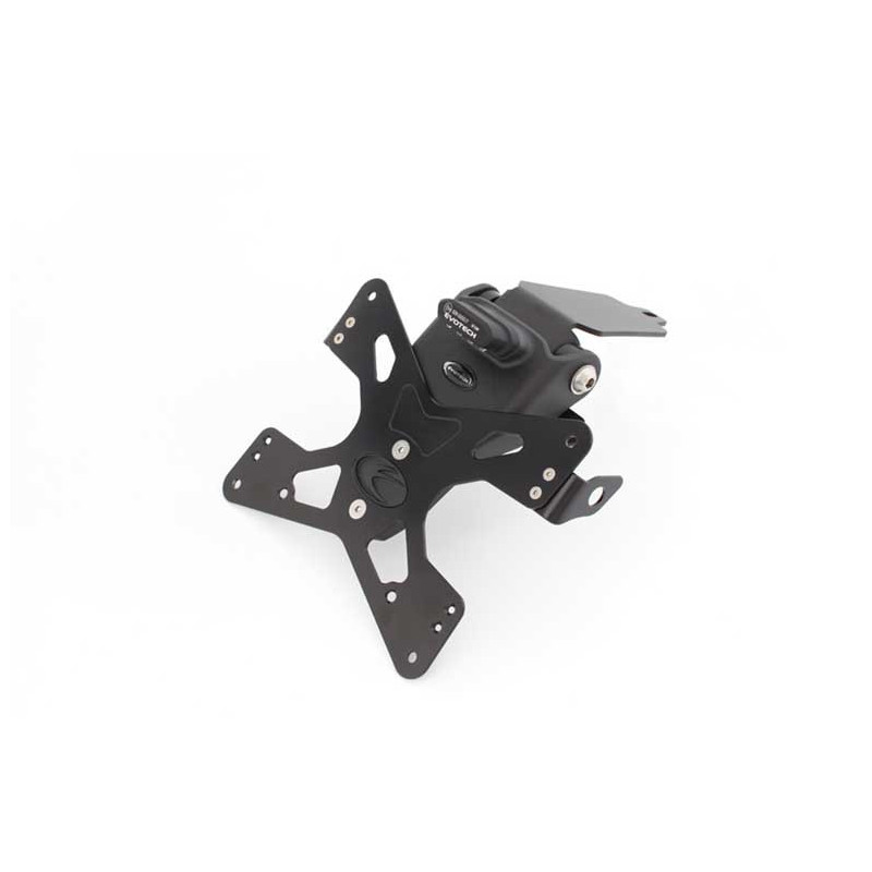 APRILIA SHIVER 750 SUPPORT DE PLAQUE REGLABLE APRILIA SHIVER 750 SUPPORT DE PLAQUE REGLABLE