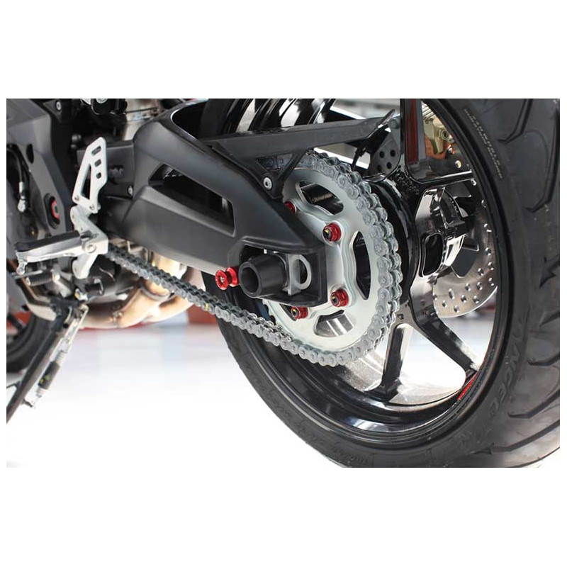 APRILIA SHIVER 900 ROULETTES DE PROTECTION ROUE ARRIERE EVOTECH