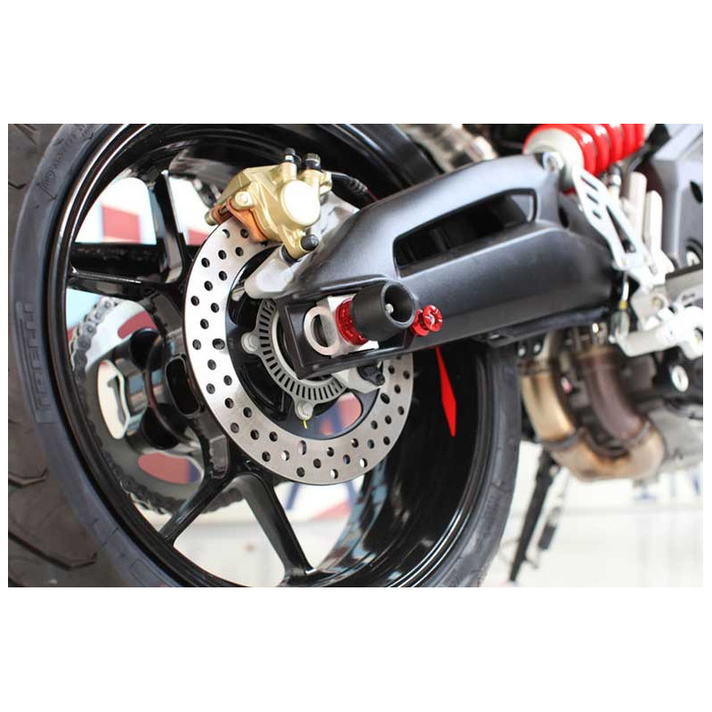 APRILIA SHIVER 900 ROULETTES DE PROTECTION ROUE ARRIERE EVOTECH