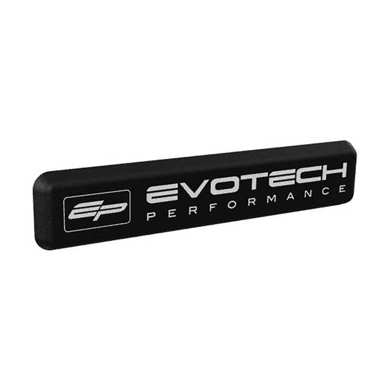 Badge de remplacement Evotech Performance pour protection de radiateur - Blanc (