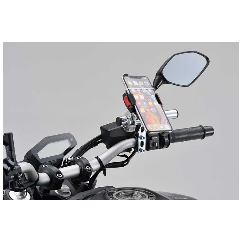 BARRE DE MAINTIEN SMARTPHONE 155MM ENTRAXE 30-32MM, CHROME