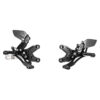 BMW S1000R - S1000RR COMMANDES RECULEES NON INVERSEES PLUS PARE TALON CARBONE