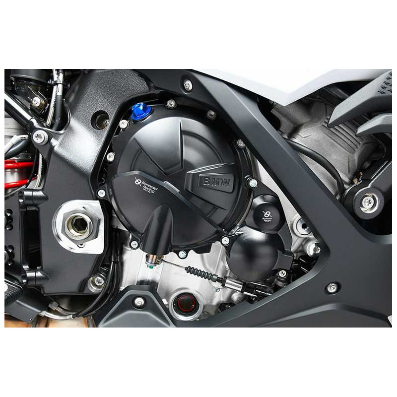 BMW S1000RR KIT PROTECTION CARTER COTE GAUCHE ET DROIT VERSION RACING ALU TAILLE
