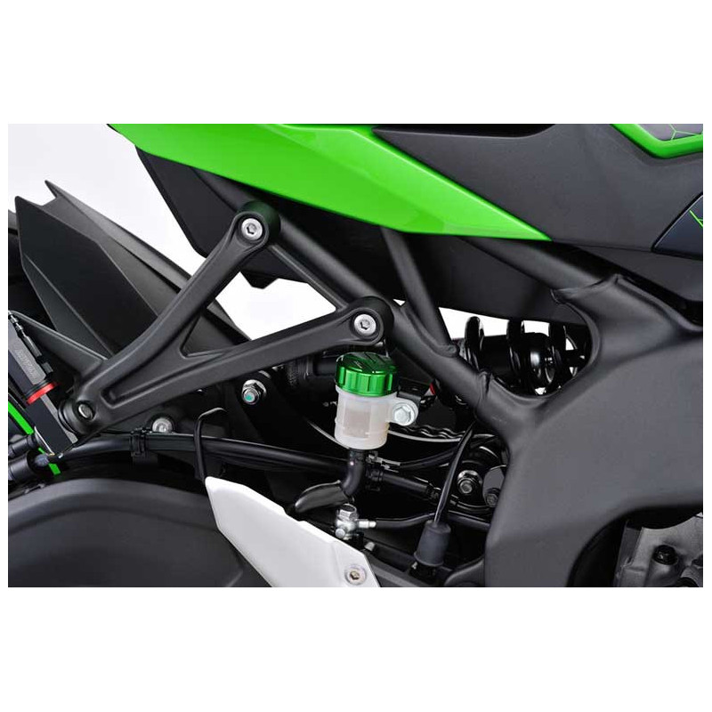 BOUCHON BOCAL LIQUIDE DE FREIN ARRIERE DIA.42MM CNC,VERT KAWASAKI Z650,Z900RS
