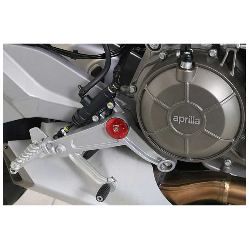 BOUCHON DE PLATINE REPOSE PIED APRILIA RS 660 CNC RACING