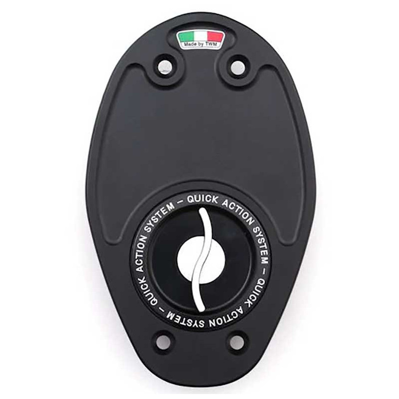 BOUCHON DE RESERVOIR ESSENCE DUCATI A VISSER NOIR TWM