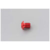 BOUCHON RETROVISEUR ORIGINE M10-P1.25 LHS ROUGE