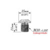 BOUCHON RETROVISEUR ORIGINE M10-P1.25 RHS SILVER