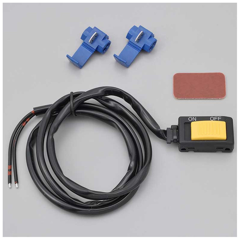 BOUTON ON/OFF DAYTONA JAUNE