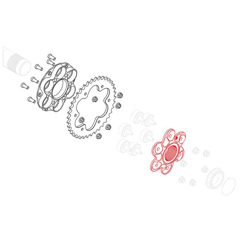 bride-porte-couronne-ducati-6-trous Bride porte couronne Ducati 6 trous