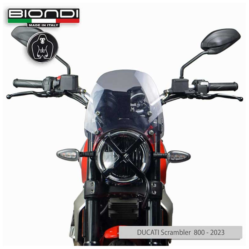BULLE BIONDI SPORT NOIR FUMEE SCRAMBLER 800 2023