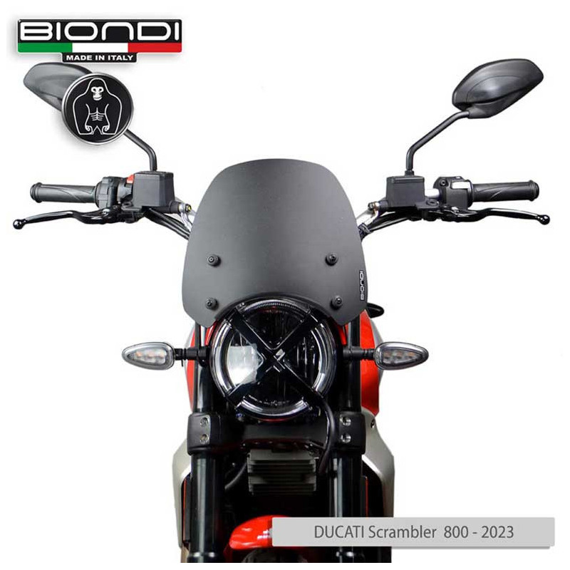 BULLE BIONDI SPORT NOIR SATINE SCRAMBLER 800 2023