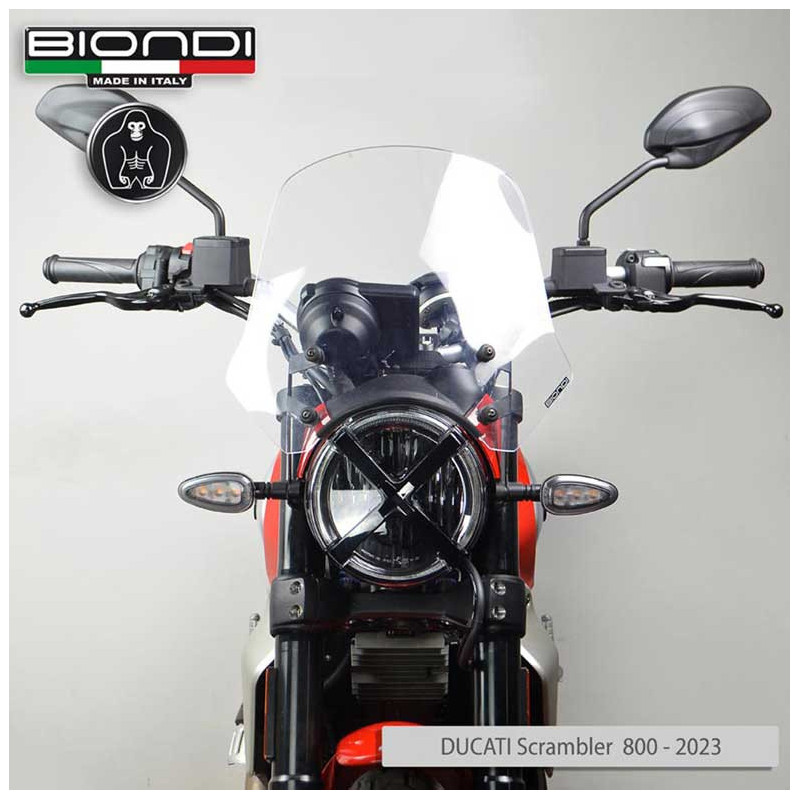 BULLE BIONDI TOURING TRANSPARENT SCRAMBLER 800 2023