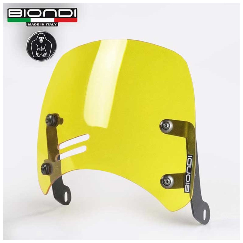BULLE CAFFE  TRANSPARENT GUZZI JAUNE BIONDI
