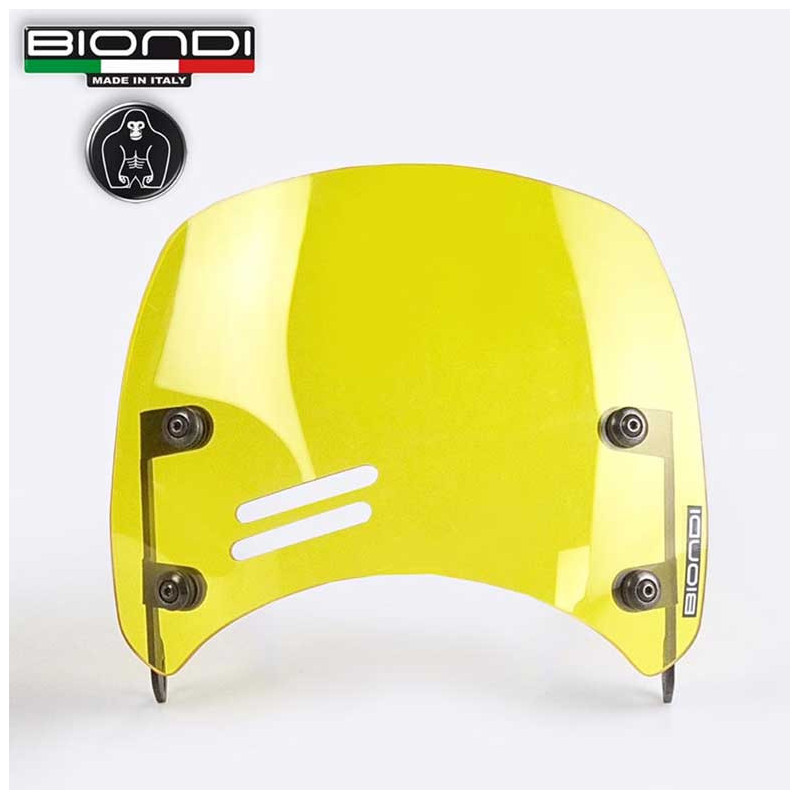 BULLE CAFFE  TRANSPARENT GUZZI JAUNE BIONDI