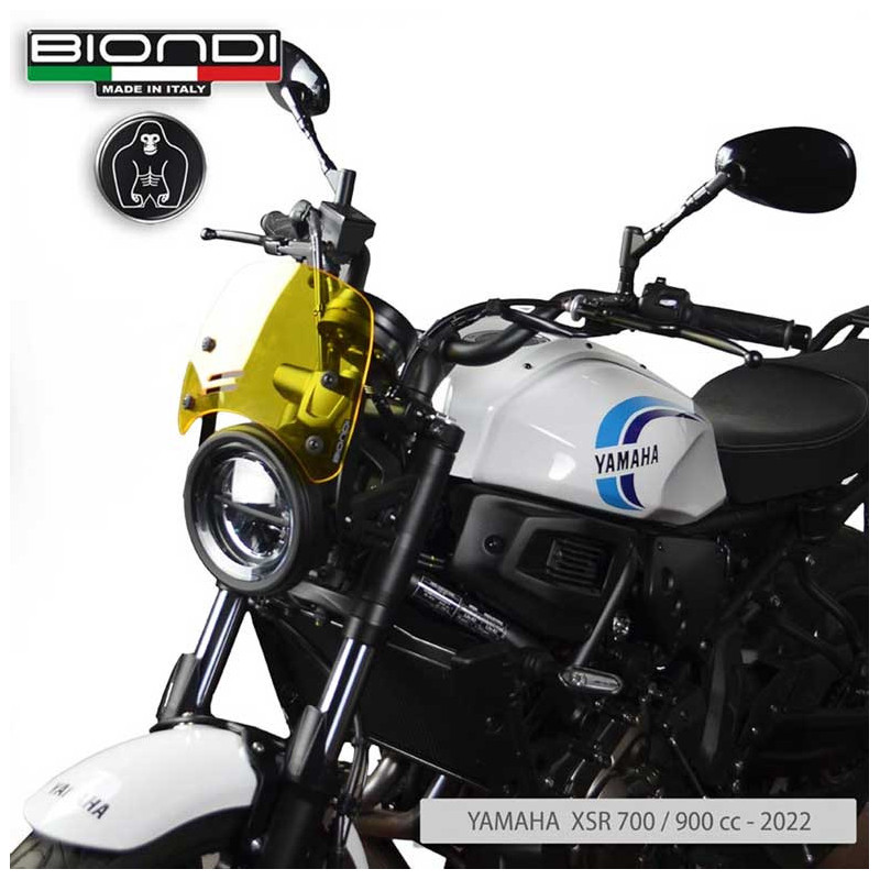 BULLE CAFFE  TRANSPARENT GUZZI  JAUNE BIONDI