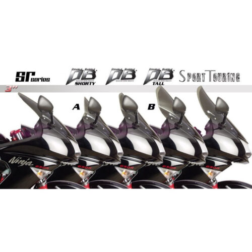 Bulle double courbure Kawasaki Ninja 650R Hi Profile