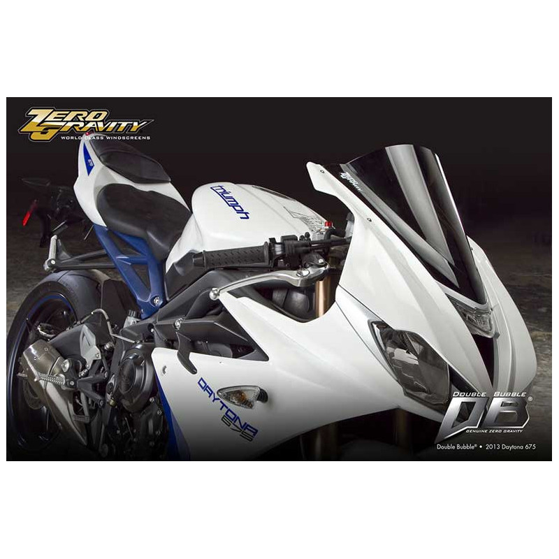 Bulle double courbure Triumph Daytona 675