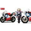 Bulle Ducati 1098 - S - R- BAYLISS Tricolore - 848 - Nicky Hayden - 1198 - S