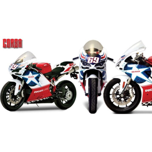 Bulle Ducati 1098 - S - R- BAYLISS Tricolore - 848 - Nicky Hayden - 1198 - S