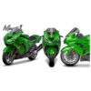 Bulle KAWASAKI ZX14R - ZZR1400 MARC 1
