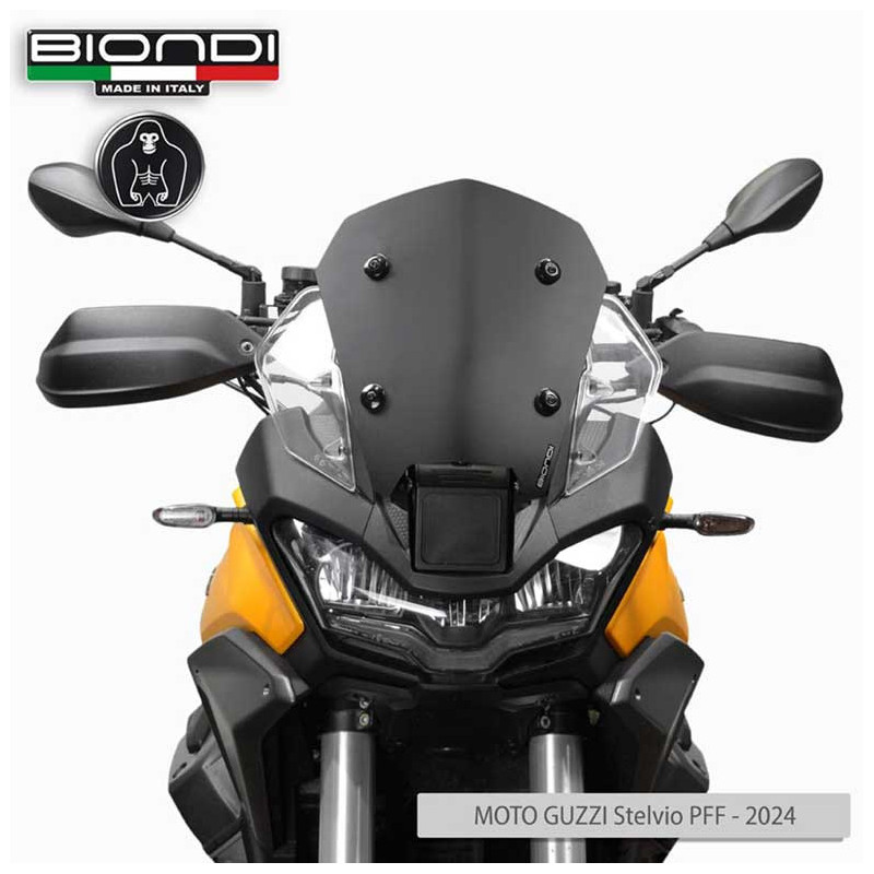 BULLE SPORT MOTO GUZZI STELVIO NOIR