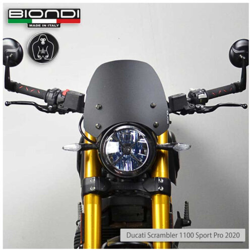 BULLE SPORT NOIR SATINE SCRAMBLER BIONDI