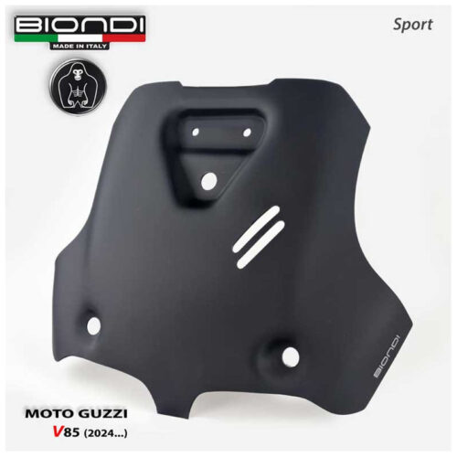 BULLE SPORT NOIR SATINEE BIONDI MOTO GUZZI V85 2024+