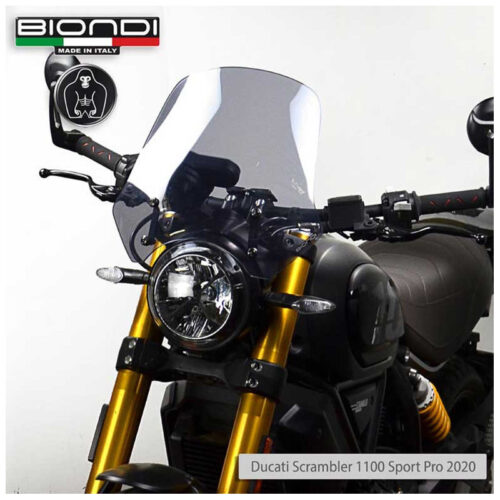 BULLE TOURING FUME CLAIR SCRAMBLER BIONDI