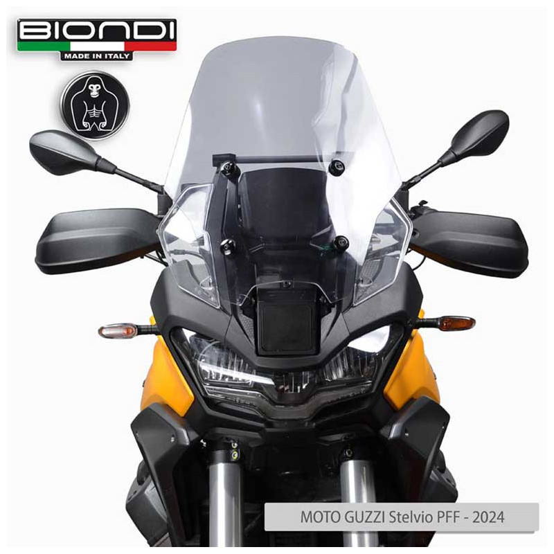 BULLE TOURING HAUTE GUZZI SETLVIO FUMEE CLAIRE BIONDI