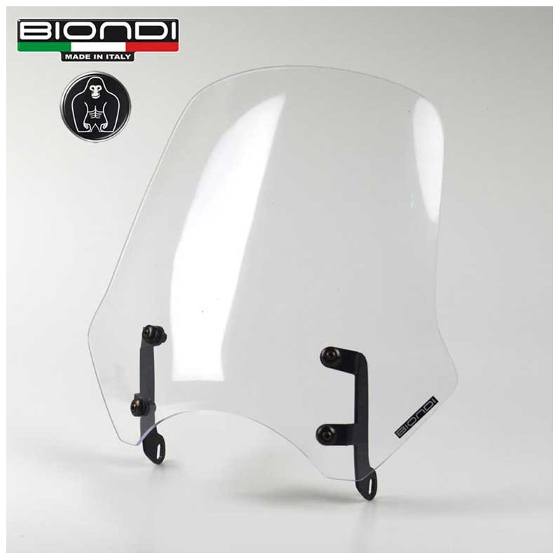 BULLE TOURING TRANSPARENT FONCE GUZZI BIONDI