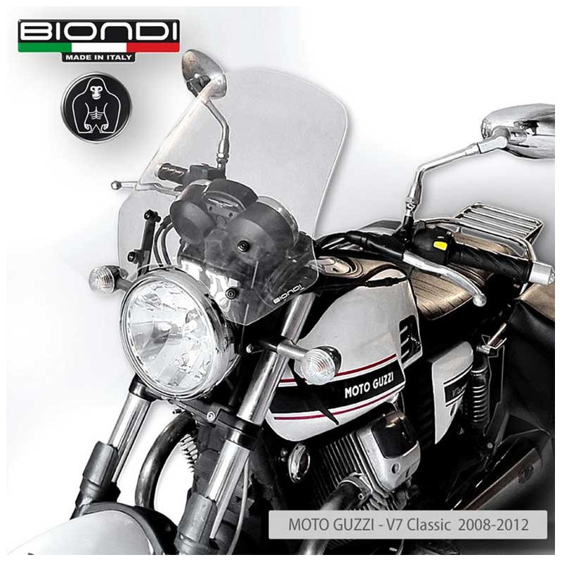 BULLE TOURING  TRANSPARENT GUZZI BIONDI