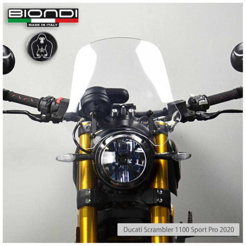 BULLE TOURING TRANSPARENT SCRAMBLER BIONDI