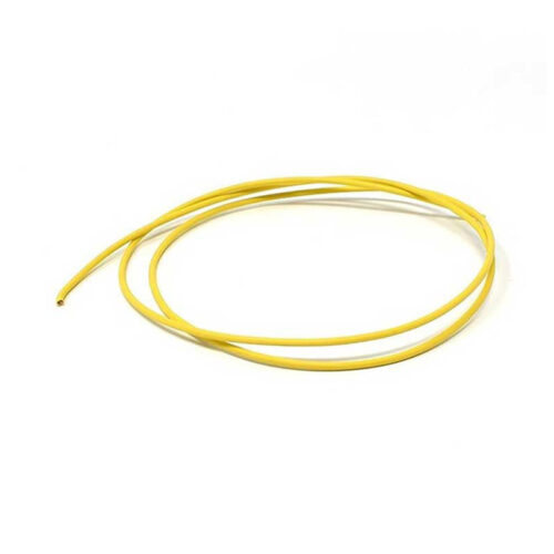 CÂBLE UNIPOLE 1 MM TEMPÉRATURE 105°C JAUNE LONGUEUR 1000MM