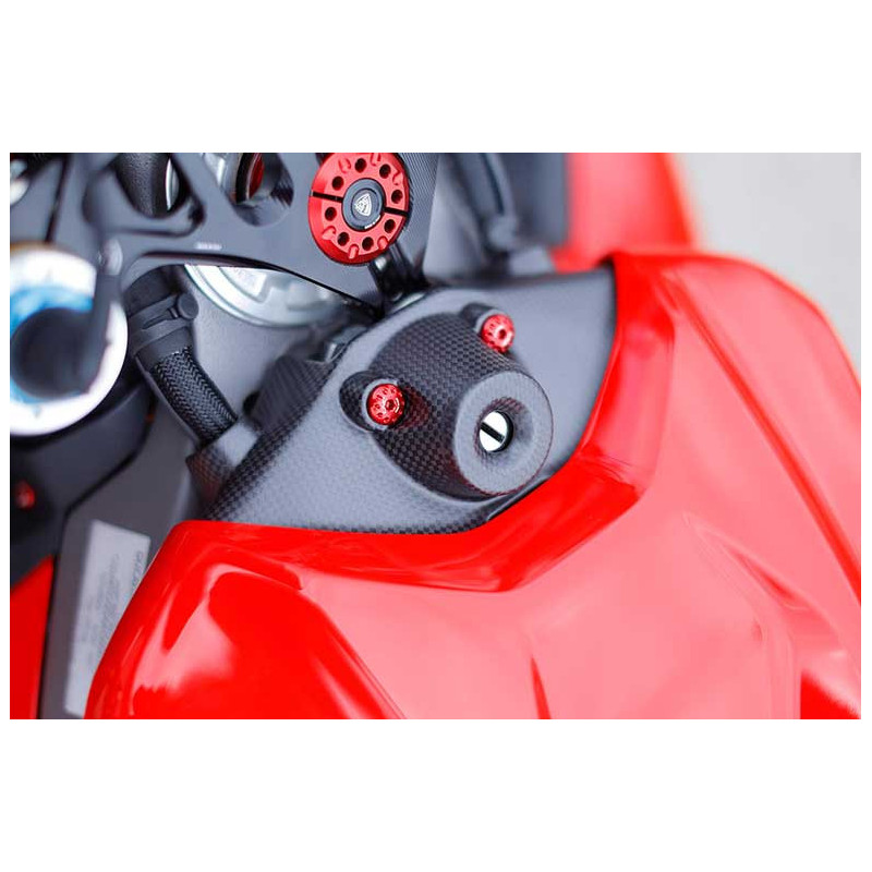 CACHE CONTACTEUR D’ALLUMAGE DUCATI PANIGALE V4 - CARBONE