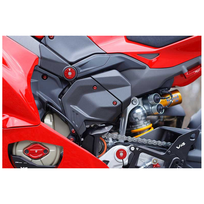 CACHE MOTEUR CARBONE DUCATI PANIGALE V4 2025+ CNC RACING