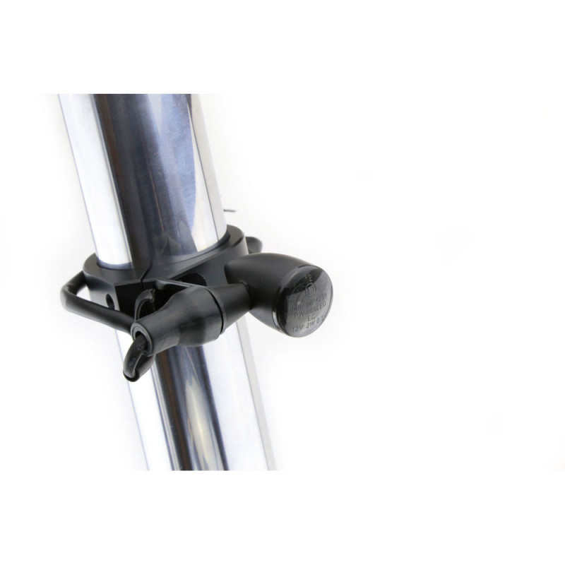Cache vis clignotant diam 8 noir - 4pcs