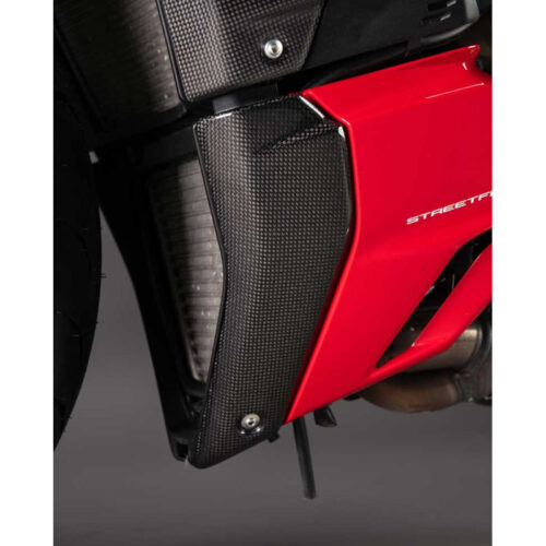 CACHES LATÉRAUX INFÉRIEUR RADIATEUR CARBONE LIGHTECH DUCATI