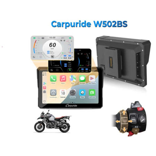 CARPURIDE W502BS | CARPLAY MOTO BMW 5" ANDROID BLUETOOTH TPMS