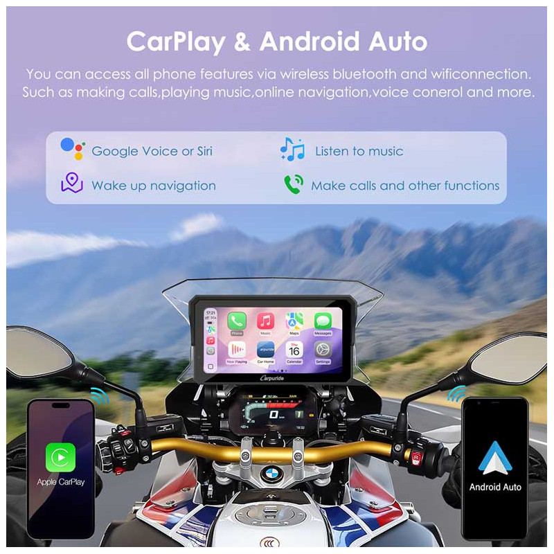 carpuride-w602bs-carplay-moto-bmw-6-android-auto-bluetooth-tpms-gps CARPURIDE W602BS | CARPLAY MOTO BMW 6" ANDROID AUTO BLUETOOTH TPMS GPS